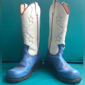 Vintage leather John Fluevog Cowboy Boots size 10.5 (fits like size 10)